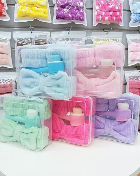 Hairband massage brush four-piece set