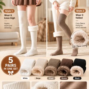 [video width="758" height="960" mp4="https://fehfehbeauty.com/wp-content/uploads/2026/10/20261019-183647.mp4"][/video] Stay warm and cozy with CloudWarm Fleece-Lined Over-the-Knee Socks. Featuring a soft ribbed knit, plush fleece lining, and a stylish extra-long design—perfect for chilly days and cozy nights.
